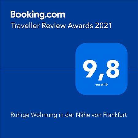 Ruhige Wohnung In Der Naehe Von Frankfurt Kelkheim Εξωτερικό φωτογραφία