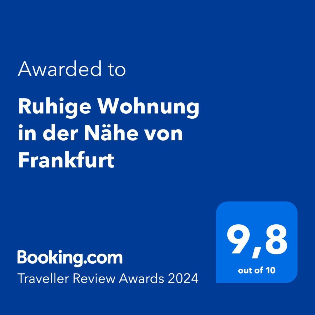 Ruhige Wohnung In Der Naehe Von Frankfurt Kelkheim Εξωτερικό φωτογραφία